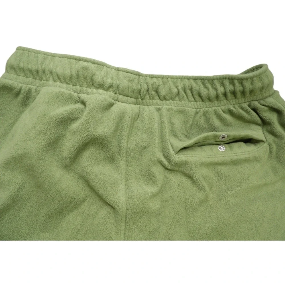 Jordan Flight Fleece Sweatpants Men L Green Jumpman Logo Pocket Joggers Gym Wear
